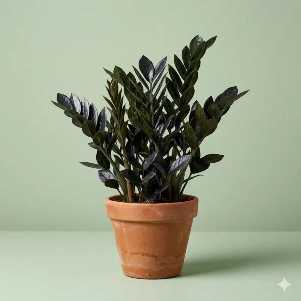 Black ZZ plant Zamioculcas indoor plant in pot – Gayatri Nursery