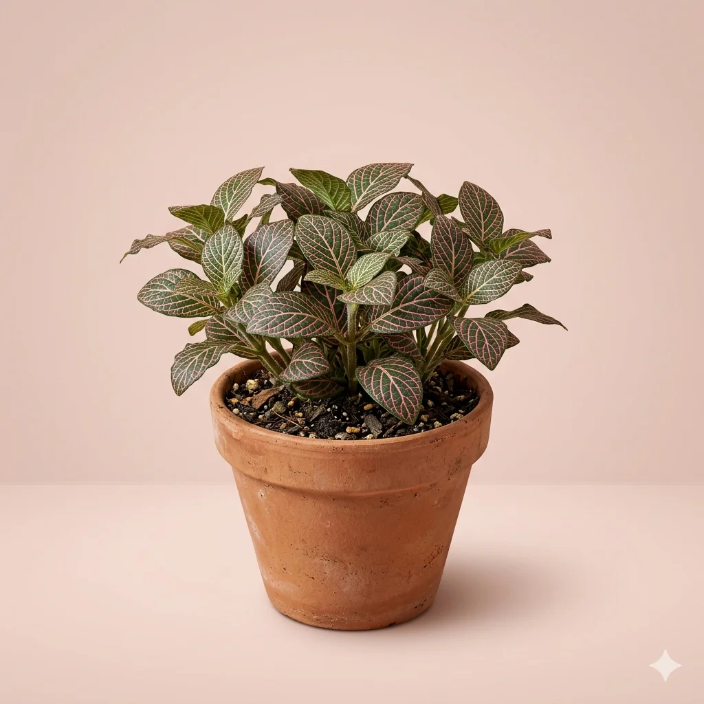 Fittonia (Nerve Plant Indoor Decorative Plant) (फिटोनिया / नर्व प्लांट)