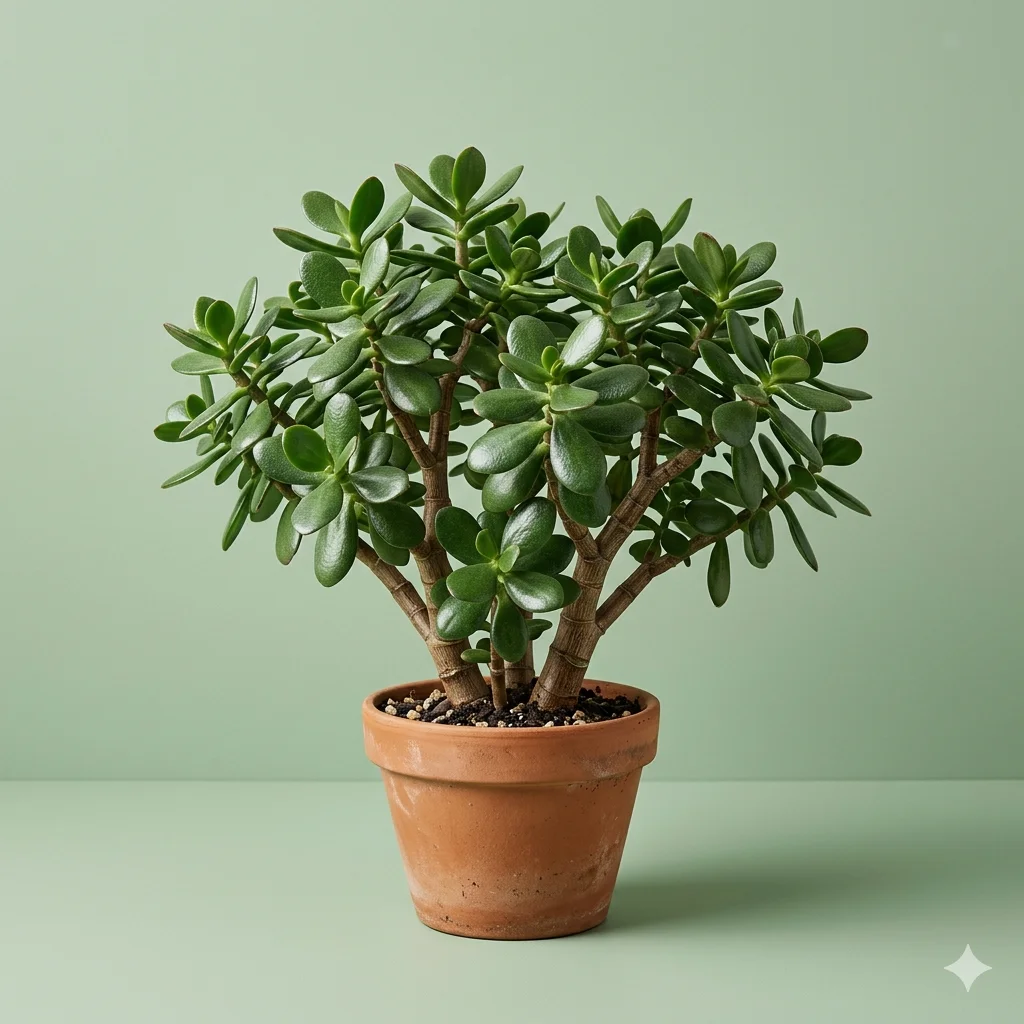 Jade Plant (Lucky Money Succulent Plant) (जेड प्लांट / मनी प्लांट सक्युलेंट)