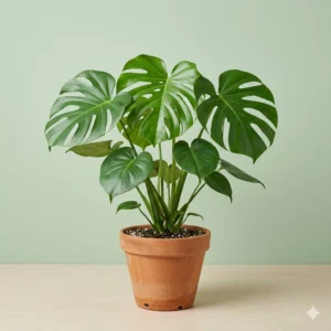 Monstera deliciosa swiss cheese indoor plant with split leaves – Gayatri Nursery
